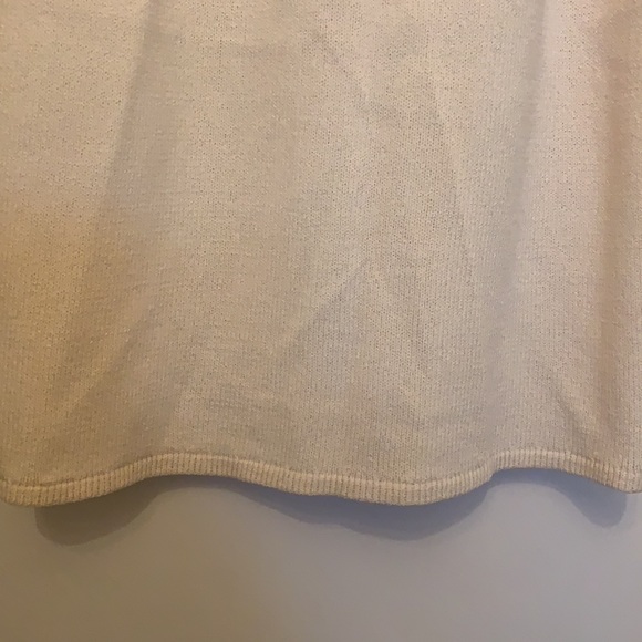 ST. JOHN BEIGE SANTANA KNIT PENCIL SKIRT SIZE 12 NEW CREAM IVORY - Picture 7 of 11